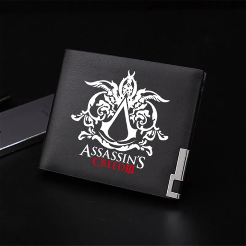 Новое поступление, кошелек для игры Assassins, черная светящаяся Сумочка унисекс, подарок для подростков, Модный стильный мужской кошелек из искусственной кожи - Color: Style1-S-ordinary