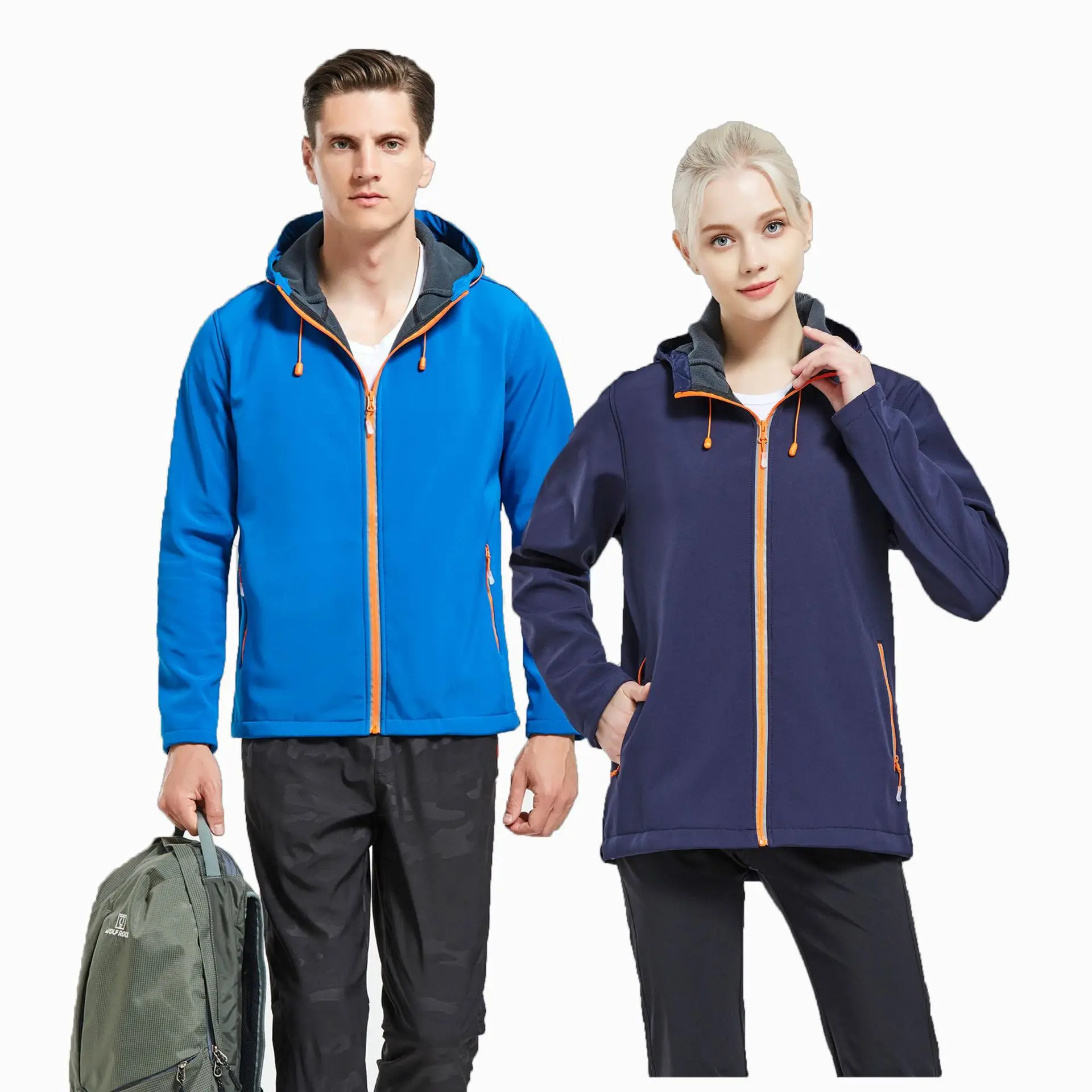 Уличная одежда для мужчин и женщин ветрозащитная флисовая мягкая куртка