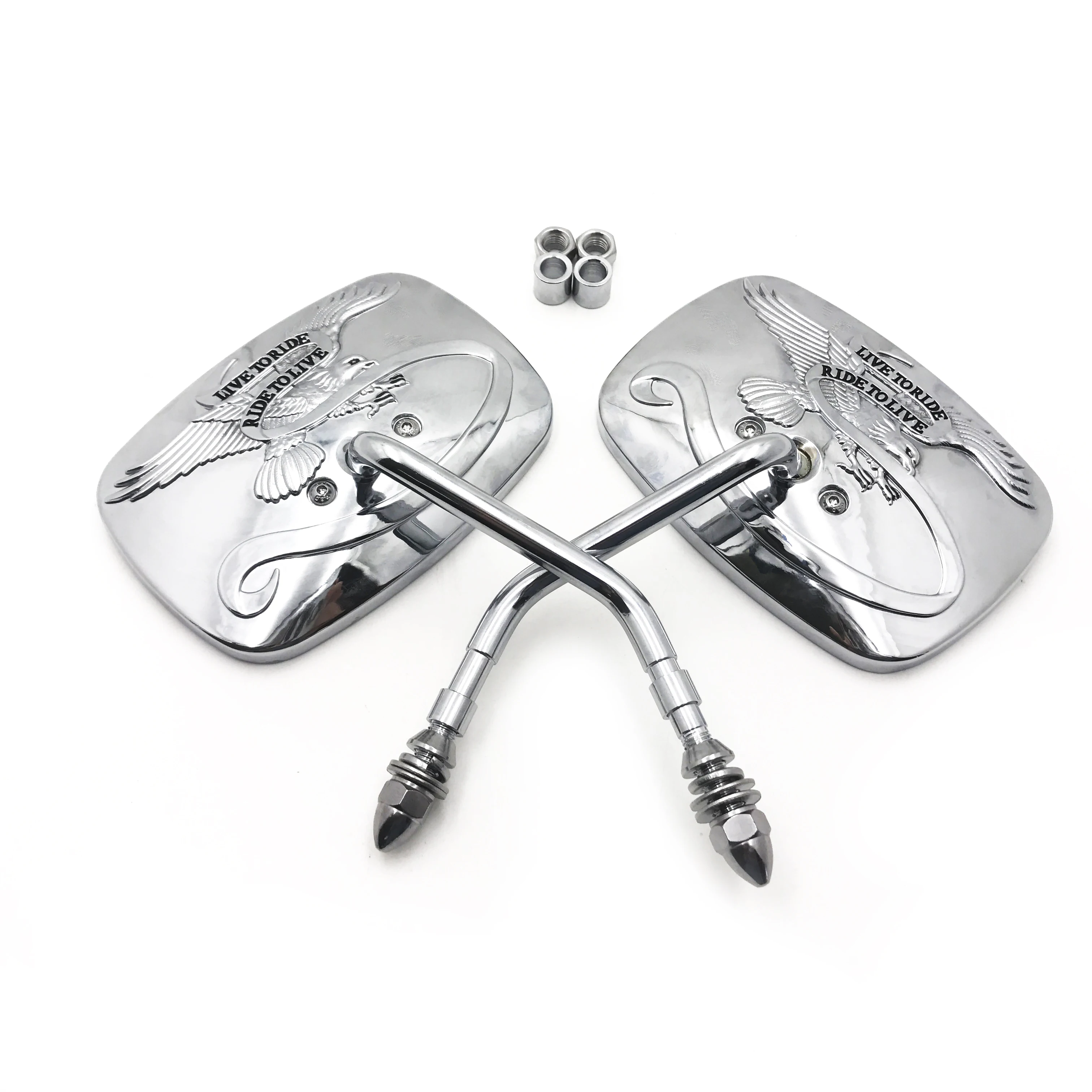 Aftermarket БЕСПЛАТНАЯ ДОСТАВКА мотоциклетные запчасти зеркала заднего вида для Harley