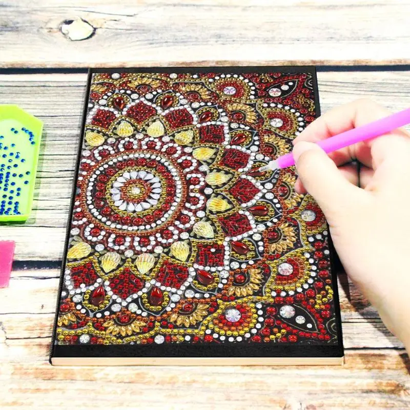 Алмазная живопись с мандалой 50 страниц|Алмазная мозаика и вышивка| |