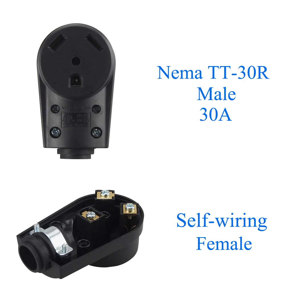 JORINDO [Nema TT-30R] 30Amp сверхмощный RV запасная розетка Nema TT-30R 30AMP трейлер УДЛИНИТЕЛЬ шнур