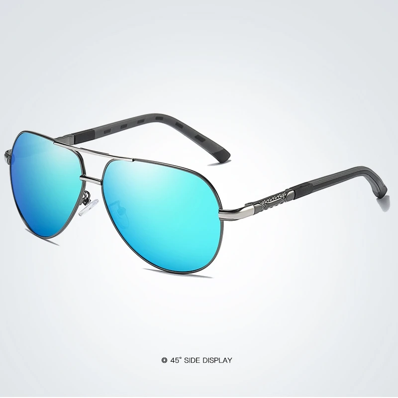 

Brand Design Aluminum Magnesium Pilot Polarized Sunglasses For Men Fashion Retro Classic Driving Fishing Polaroid Sun Glasses