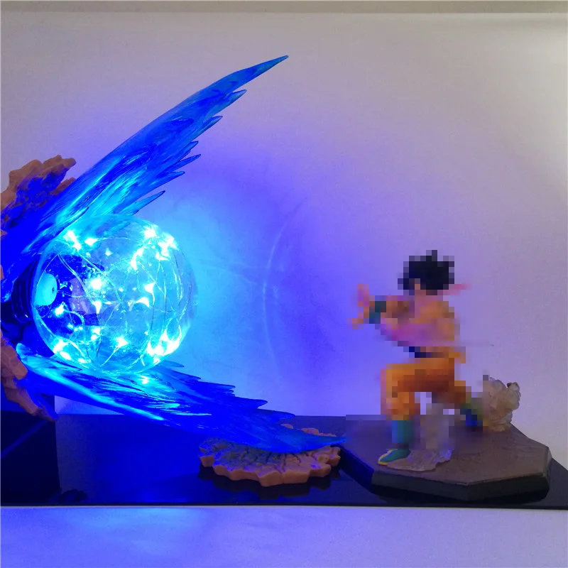 DBZ Super Goku Vegeta Gogeta лампа с экшн-фигурками ультра инстинкт DIY аниме модель для