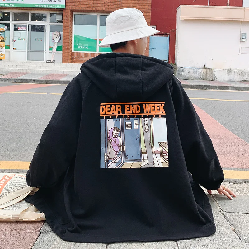 

2020 New Autumn Fashion Men Hoodies Anime Hoodies Thick Zip Up Men Hoodies Oversized Hoodie Harajuku Vintage Men Hoodies