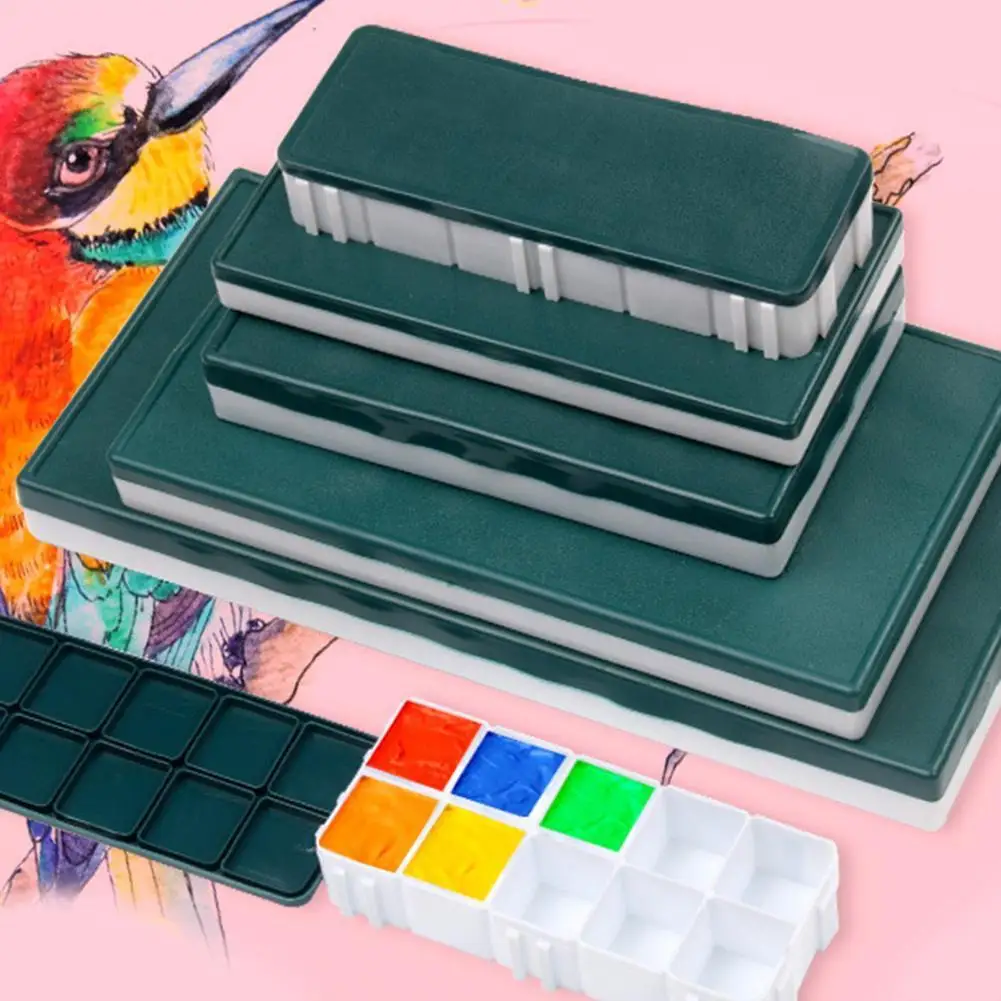 

Palette Box Artist Paint Saver Painting Storage Tray With Lid Gouache Oil Paint Art Supplies For Watercolor Acrylic