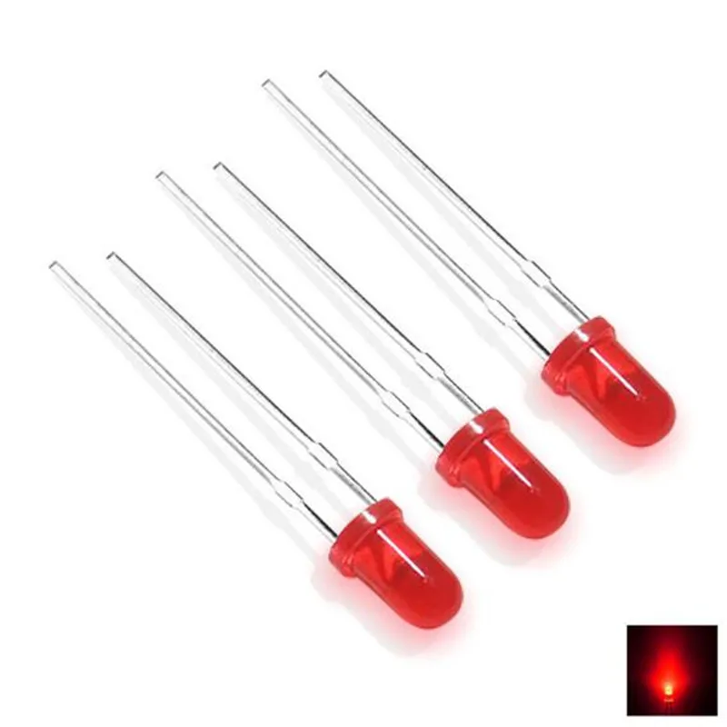 Светодиодные бусины 3 мм F3 с круглой головкой красный зеленый синий желтый