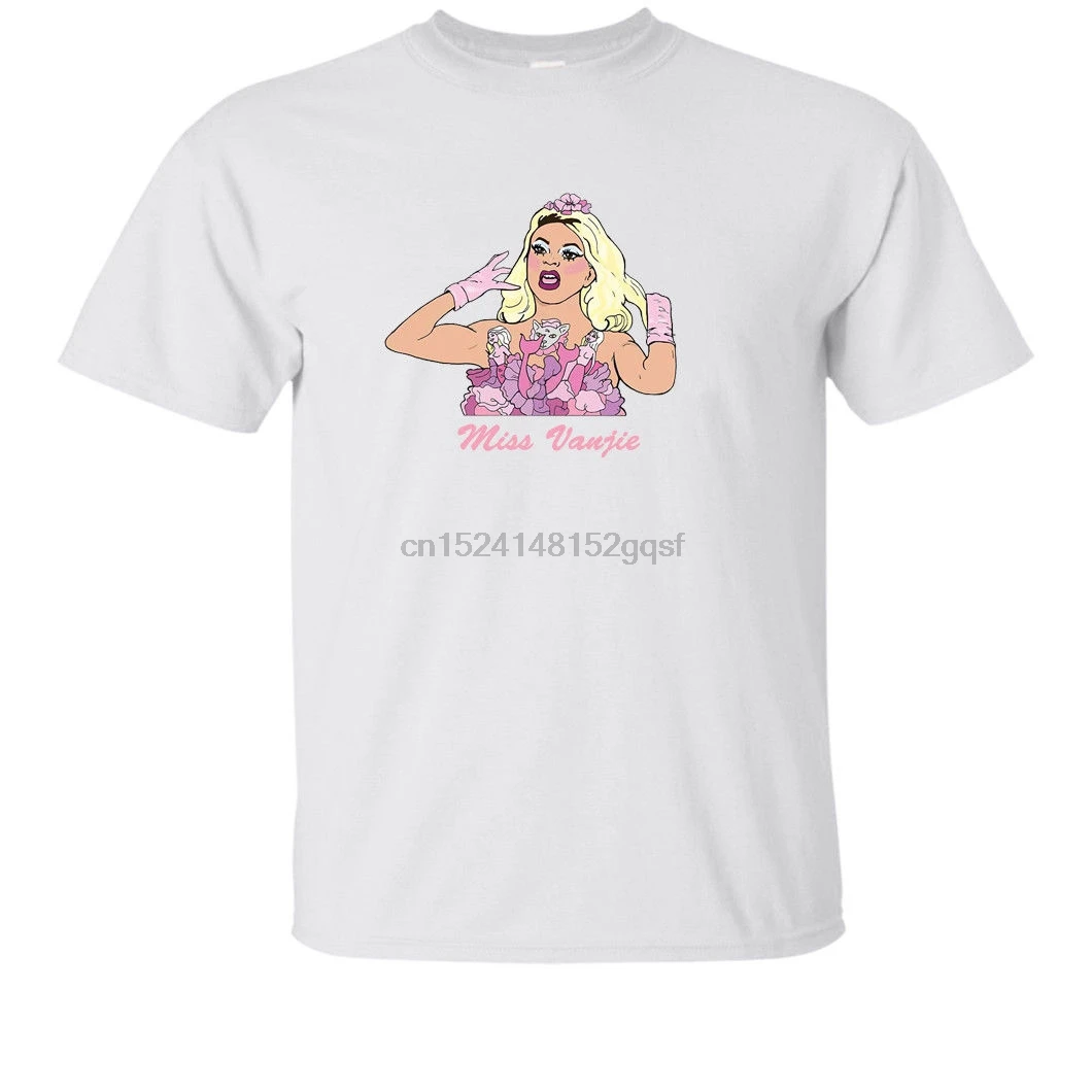 Футболка Miss Vanjie унисекс футболка Gay Pride tv Rupaul Drag racing LGBT Bottom Queens Mans уникальная