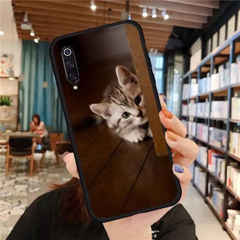 

Lovely Cute animal cat Phone Case For Xiaomi Redmi 7 9t 9se k20 mi8 max3 lite 9 note 8 9s 10 pro Soft silicone funda cover