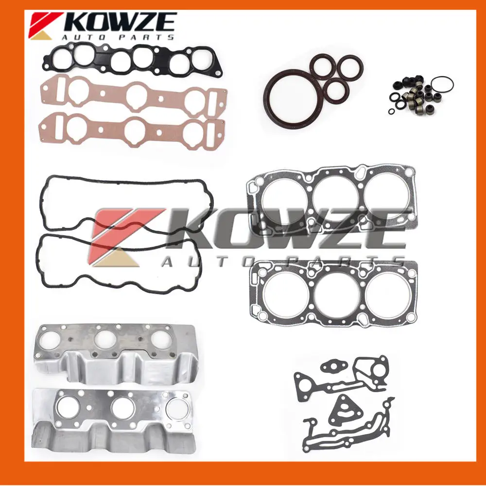 Комплект прокладок для ремонта двигателя Mitsubishi PAJERO MONTERO II 2nd 3.0L 6G72 MD972899 MD997517|kit|kit