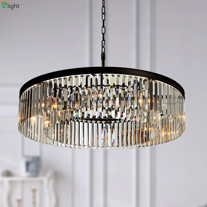 

Американская люстра, хрустальные светодиодные подвесные люстры, Светильники для гостиной, светодиодная люстра, освещение для столовой, све...