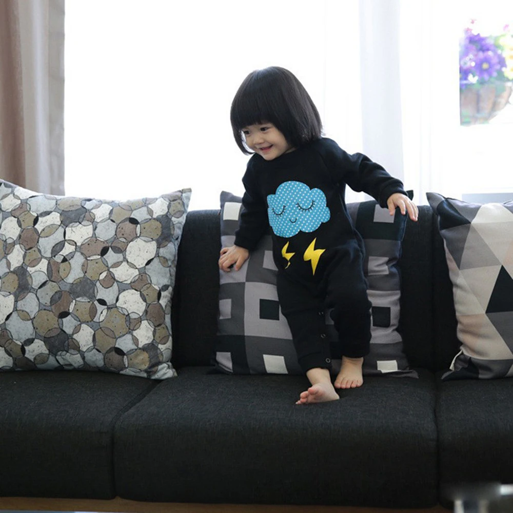 Весенние комбинезоны для новорожденных Одежда малышей Комбинезон-комбинезон с