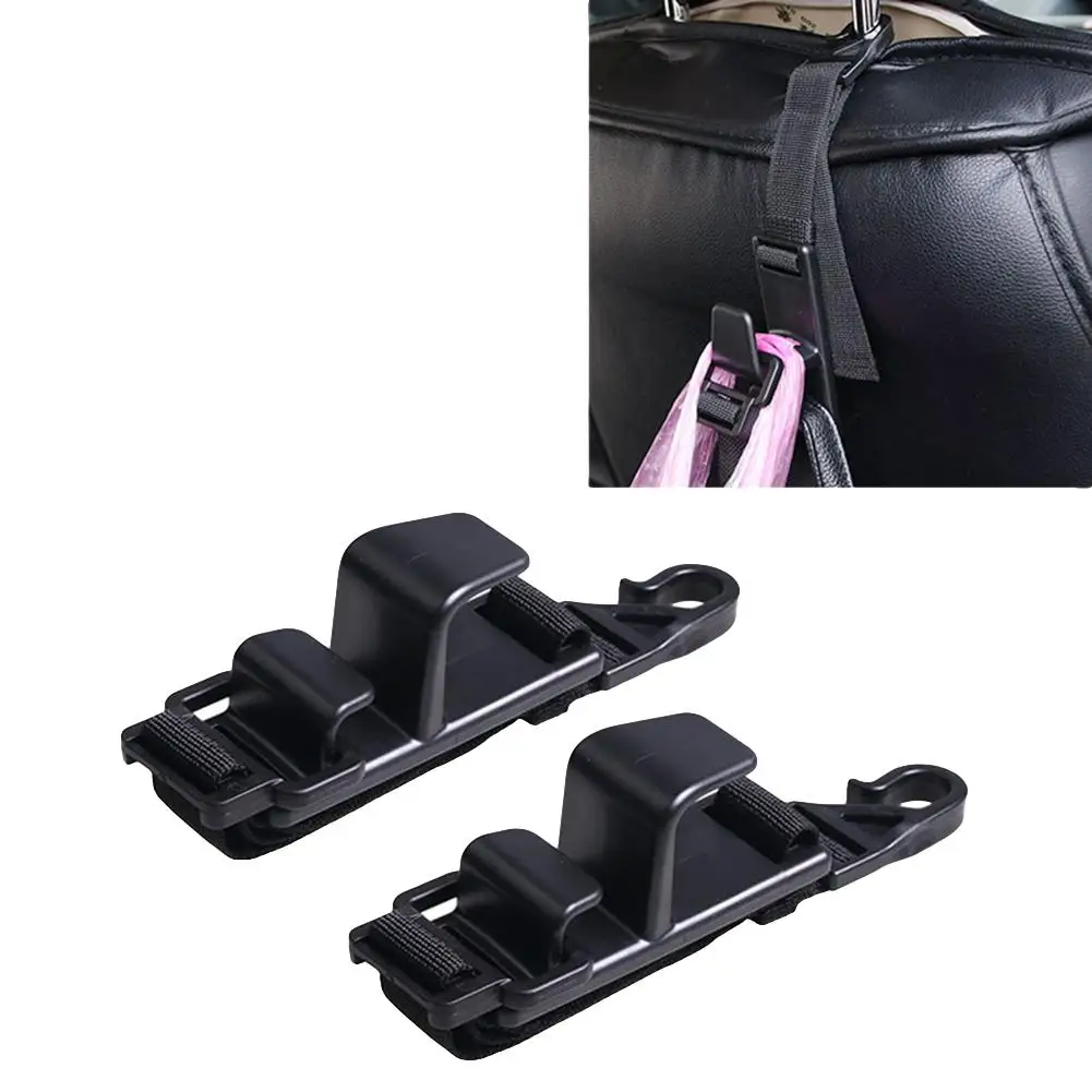 

Adjustable Car Headrest Hooks Multifunctional Back Seat Hanger Storage Holder
