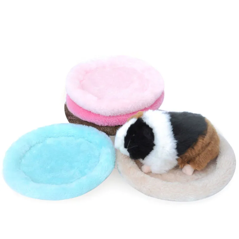 

Cute Soft Mini Sleeping Bed Cushion Warm Guinea Pig Cage House Mat for Pet Rat Hamster Ferret Squirrel Accessory Small Pet bed