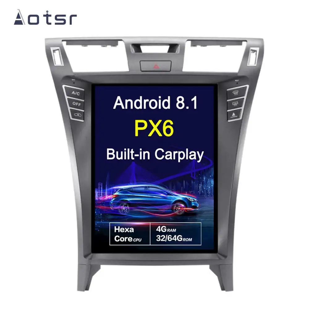 Super 12 1 дюйма Android 8 вертикальный экран в стиле Tesla Автомобильный GPS навигатор для