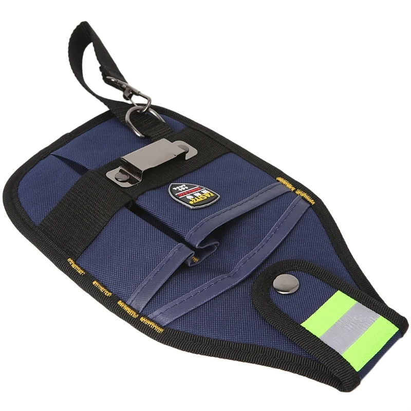 

3-Pocket Professional Electrician Tool Bag Tape Buckle Work Belt Pouch