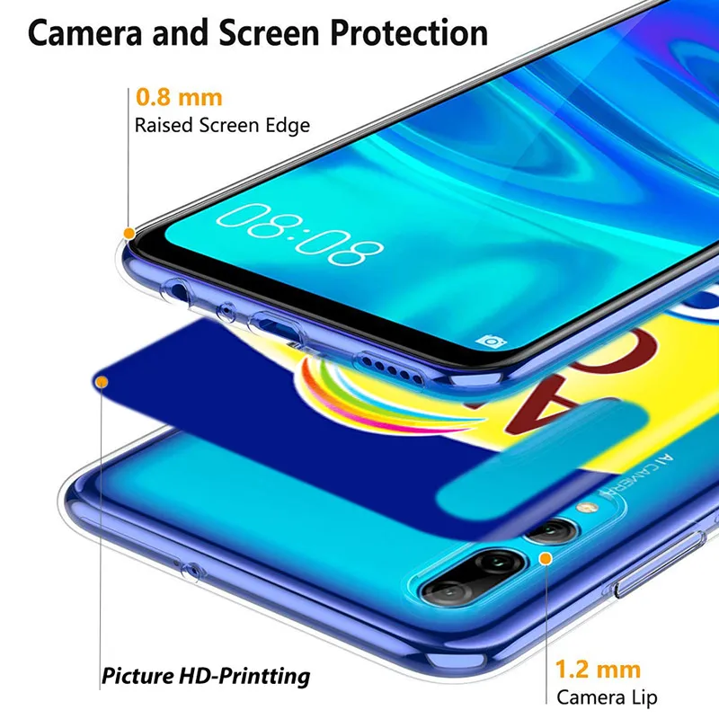 Силиконовый чехол Alenka для Honor 9 10 X10 9A 9C 9S 9N 10i 10X 9X Lite Pro прозрачный телефона - купить