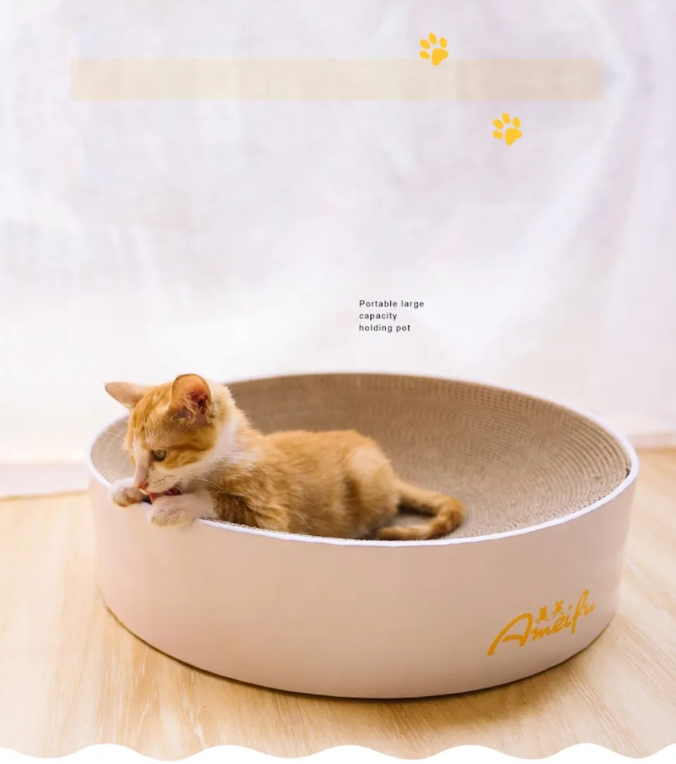 Тип чаши кошка Catnip скребок для ногтей подстилка-кровать игрушка кошки скребок гофрированная бумага котенок Коврик Отдых товары для домашних животных