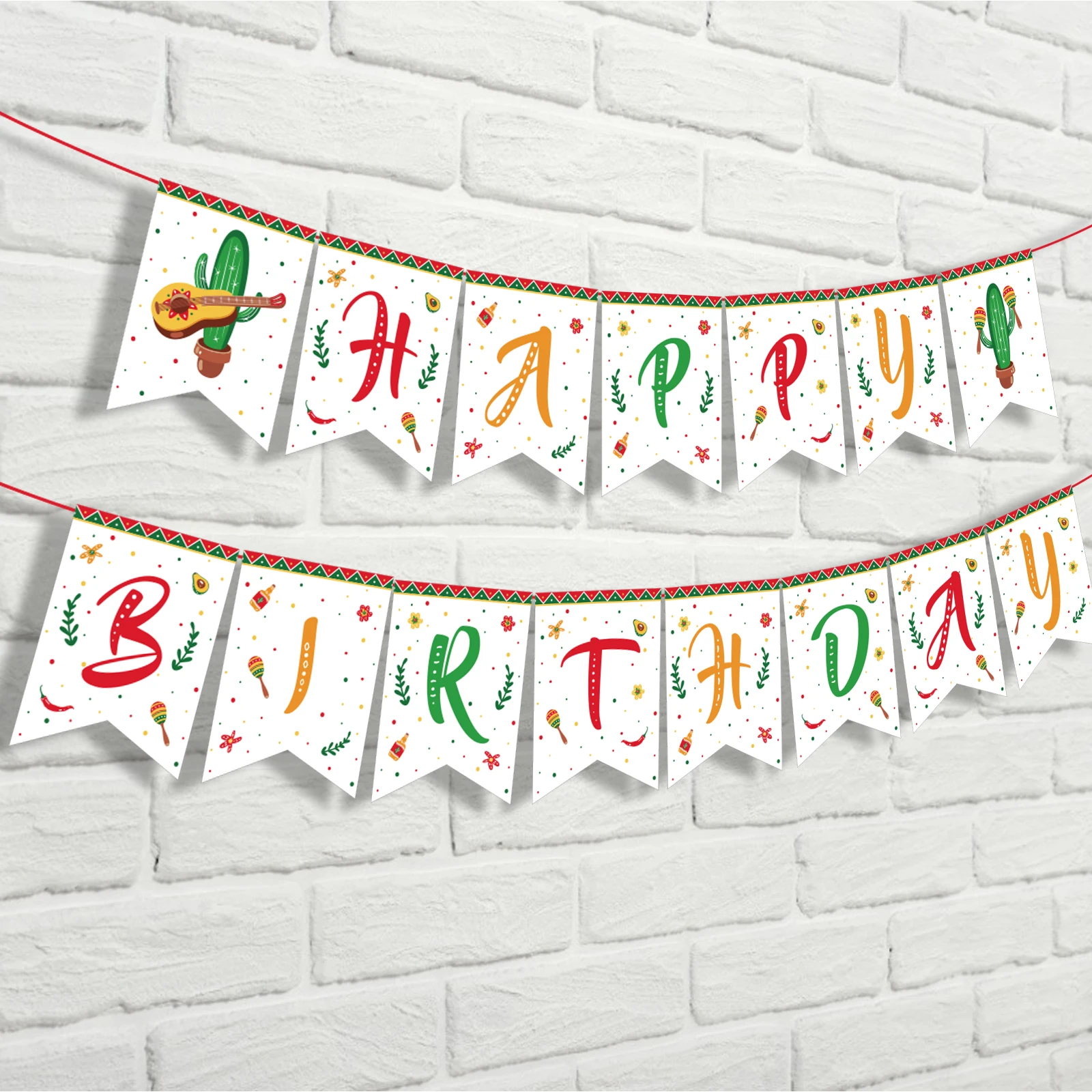 Красочные кактусы BA271 мексиканвечерние пятерка вечеринка счастливая фотография