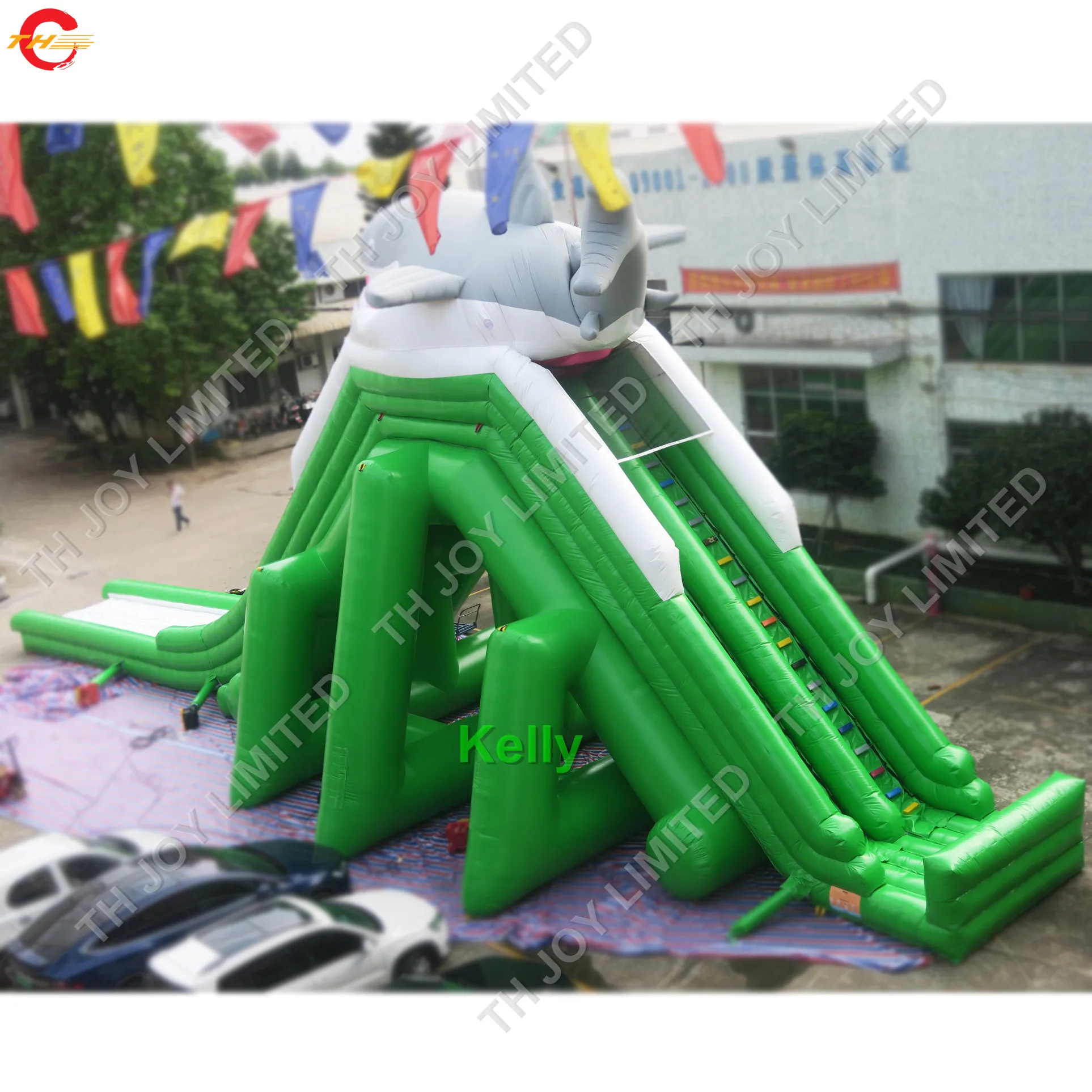 35 м длинная гигантская надувная водная горка для парка развлечений на открытом