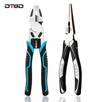 dtbd industrial grade wire pliers stripper crimper cutter needle nose nipper wire stripping crimping multifunction hand tools