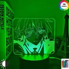 Mikaela Hyakuya светодиодный ночной Светильник Seraph of The End для спальни Декор подарок светильник аниме 3d лампа Mikaela Seraph of The End