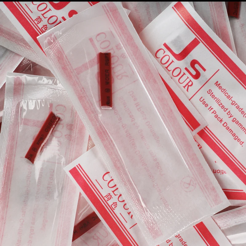 50 шт. иглы для перманентного макияжа 12 контактов|needles for permanent makeup|microblading needles12 pin