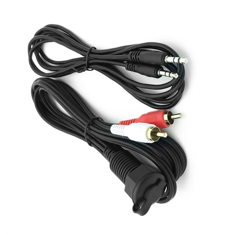 Dc3.5мм/3RCA кабель для наушников IPod или MP3 плеер спутниковый радио 1 м|Кабели VGA| |