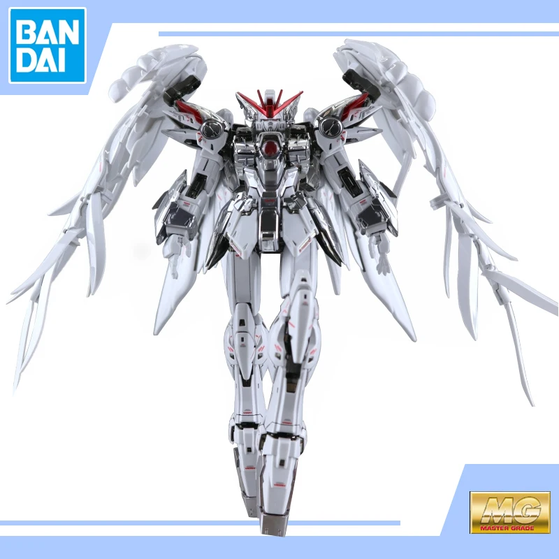 

BANDAI MG 1/100 Ver.Ka WING GUNDAM ZERO EW цветная гальванизированная металлическая Сборная модель экшн-фигурки Детские Подарки