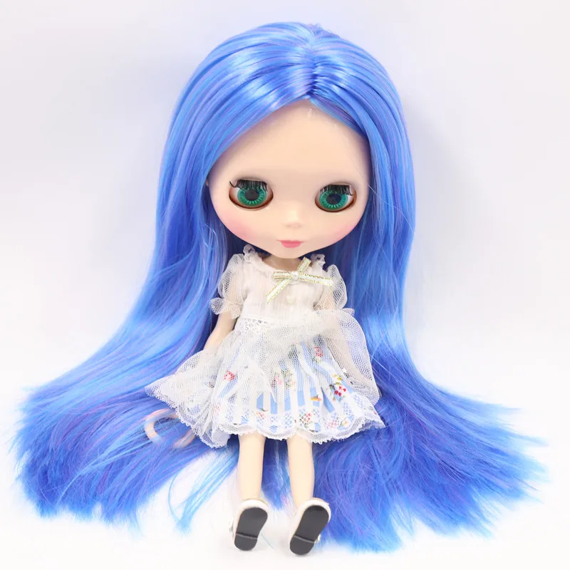 ICY Nude Factory Blyth Кукла № Y7216Y6208 светильник розовый микс фиолетовые волосы без челки телесный цвет кожи Нео