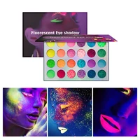 24 colors luminous eyeshadow makeup sequins for tmaquillagehe dark maquillaje facial eyeshadow glow wholesale
