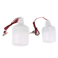 12v led lamp portable led bulb 20w 30w outdoor camp tent night fishing hanging light emergency cold white high quality 1 pc
