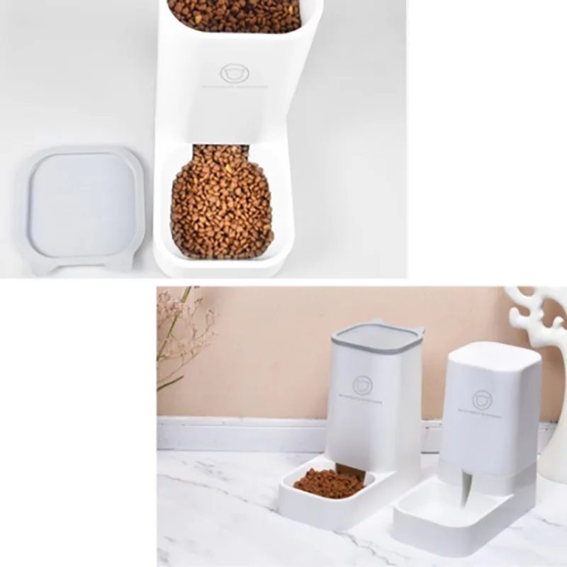 

Pet Cat Automatic Feeder Dog Drinking Bowl For Dogs Water Drinking Feeder Cat Feeding Large Capacity Dispenser Pet
