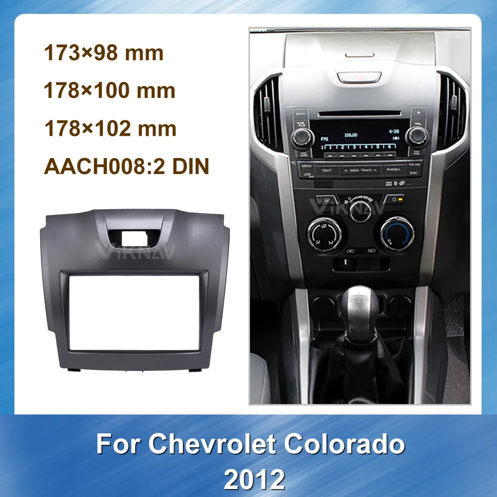2DIN автомобильная стереосистема DVD-радио Fascia Для Chevrolet Колорадо 2012 аудио плеер