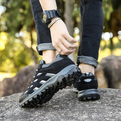 

hiking light men's shoes, Large-size shoes, men's outdoor shoes, mesh shoes, hiking and leisure sports shoes.