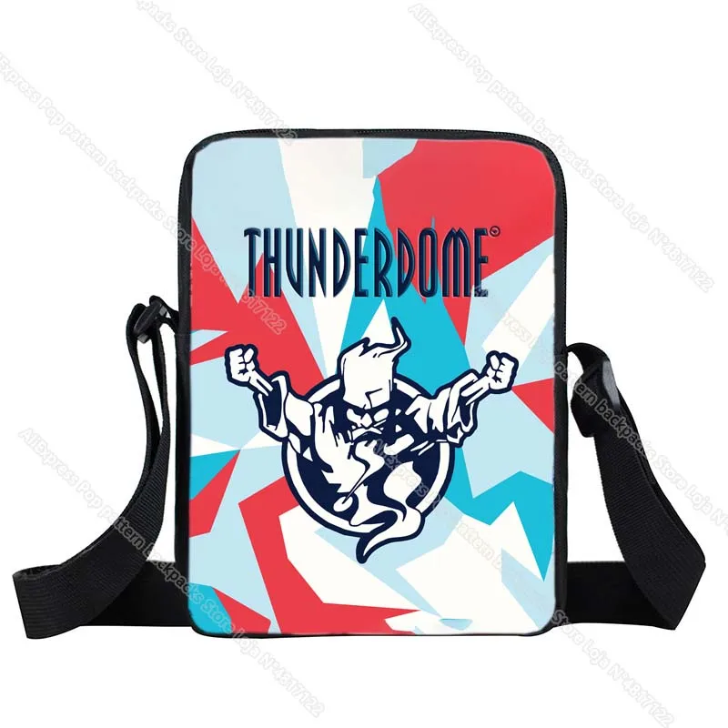 Сумки через плечо с принтом Thunderdome для подростков детские школьные портфели