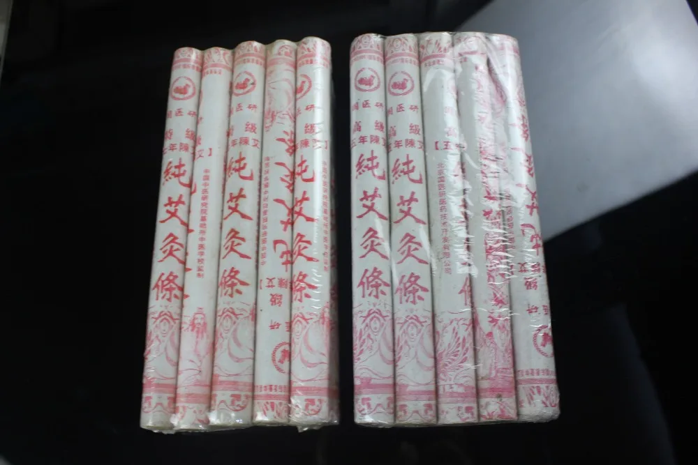 10pcs 18x200mm 5 7 years Chinese Traditional Moxa Roll Mox Stick Moxibustion Pure Pain Relief Burning Sticks | Красота и здоровье