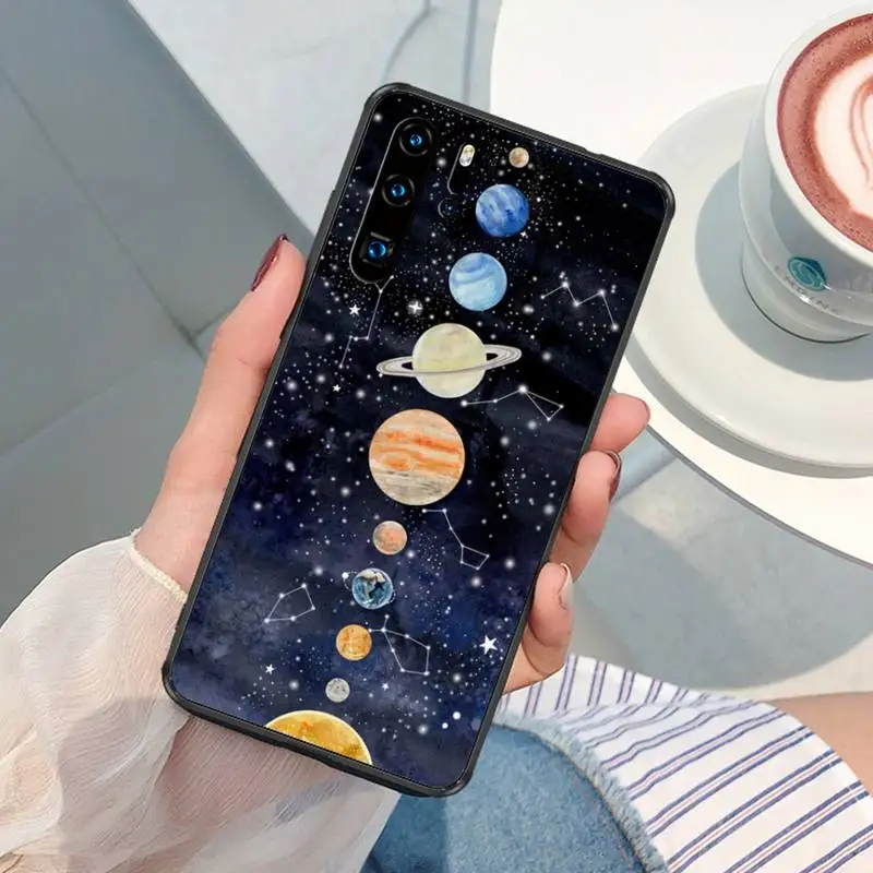 Чехол для телефона с изображением вселенной звездного неба галактики астронавта