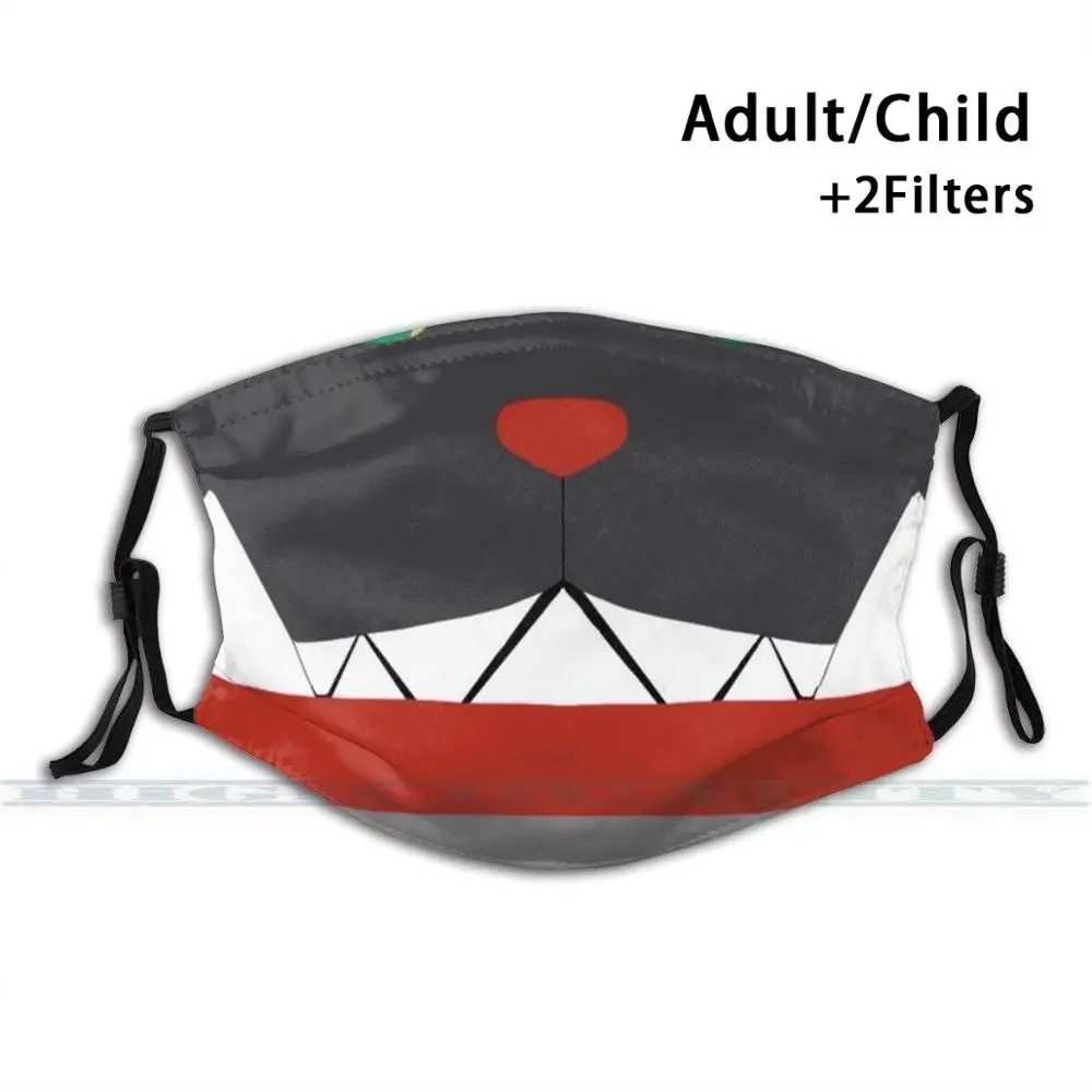 

Incine - Wear Fashion Print Reusable Funny Pm2.5 Filter Mouth Face Mask Incineroar Litten Fire Costume