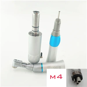 a set M4 Новая акция стоматологический медленный низкоскоростной наконечник Прямой Угловой воздушный турбинный стоматологическое лабораторное оборудование микромотор Полировальный Инструмент - Цвет: a set M4