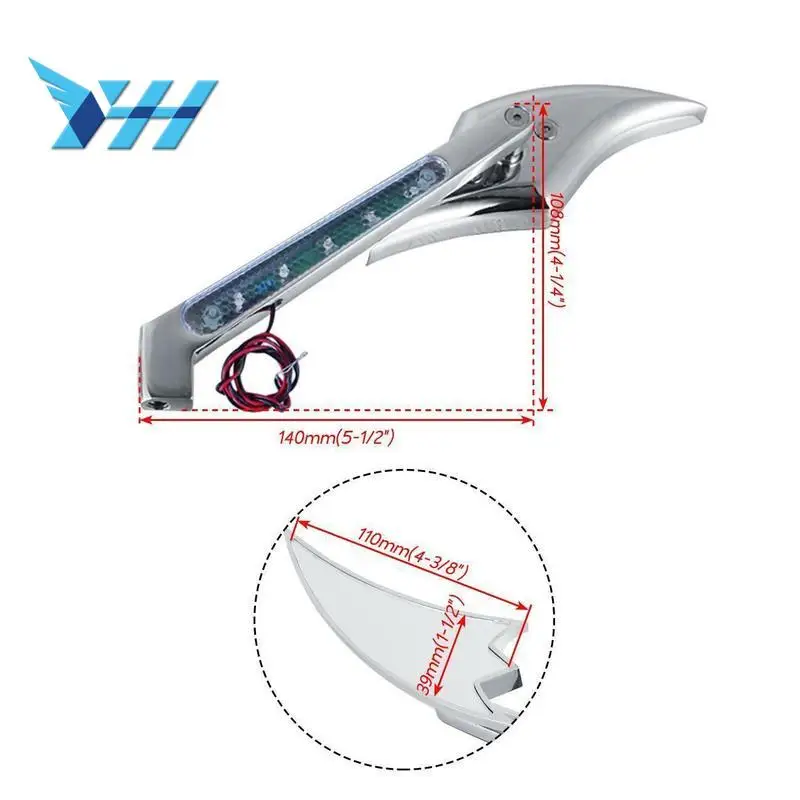 Зеркало заднего вида для мотоцикла 2 х10 мм | Автомобили и мотоциклы