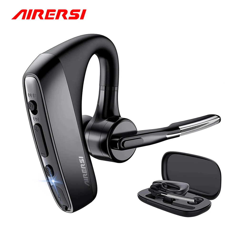 Newest K18 Bluetooth Headset Wireless Earphones Noise Reduction Handsfree Headsets With HD CVC8.0 Dual Mic For All Smart Phones