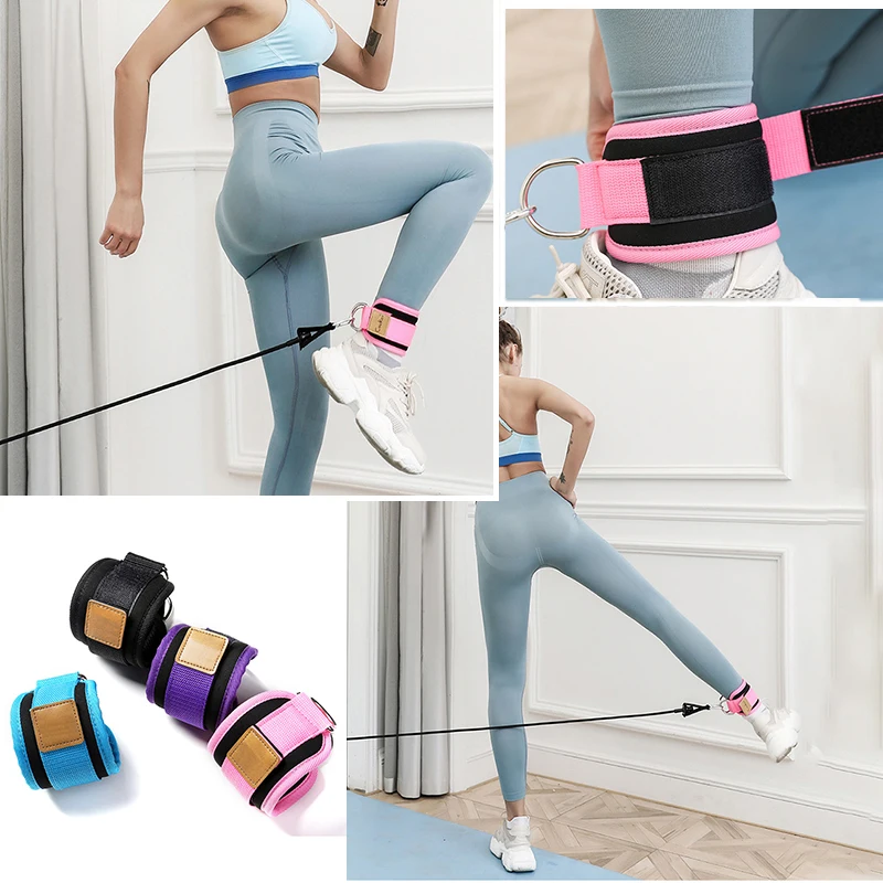 Дверная лента для сопротивления лодыжки Тяговая веревка тренажер приклада бедра