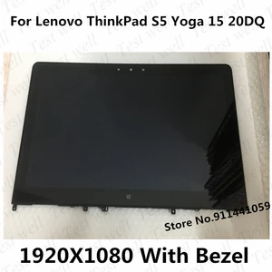 original test well 15 6 for lenovo thinkpad s5 yoga 15 20dq 20dq0038ge laptop touch lcd screen assembly fhd 19201080 free global shipping