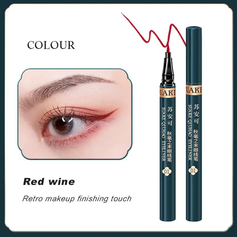 

4 Colors Liquid Eyeliner Waterproof Long Lasting Women Eye Liner Pencil Cosmetics Quick-drying Smooth No Smudge Eyes Makeup