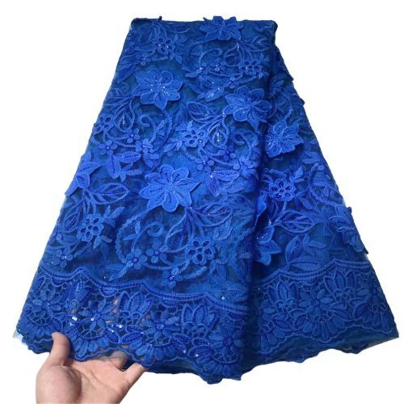 

Горячая Распродажа африканская кружевная ткань, высокое качество, блестки, Нигерия, 3D цветок, французский стиль, свадебные материалы, приши...