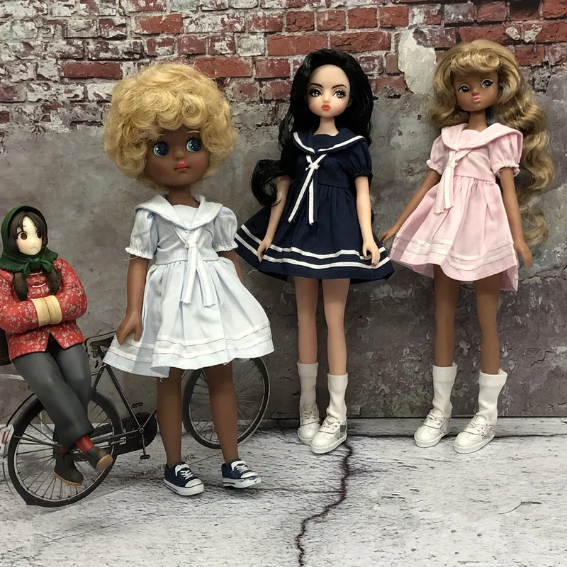 1/6 платье униформа для куклы Blyth наряд матросской (подходит BJD Azone Pullip Lati OB ICY)|Куклы|