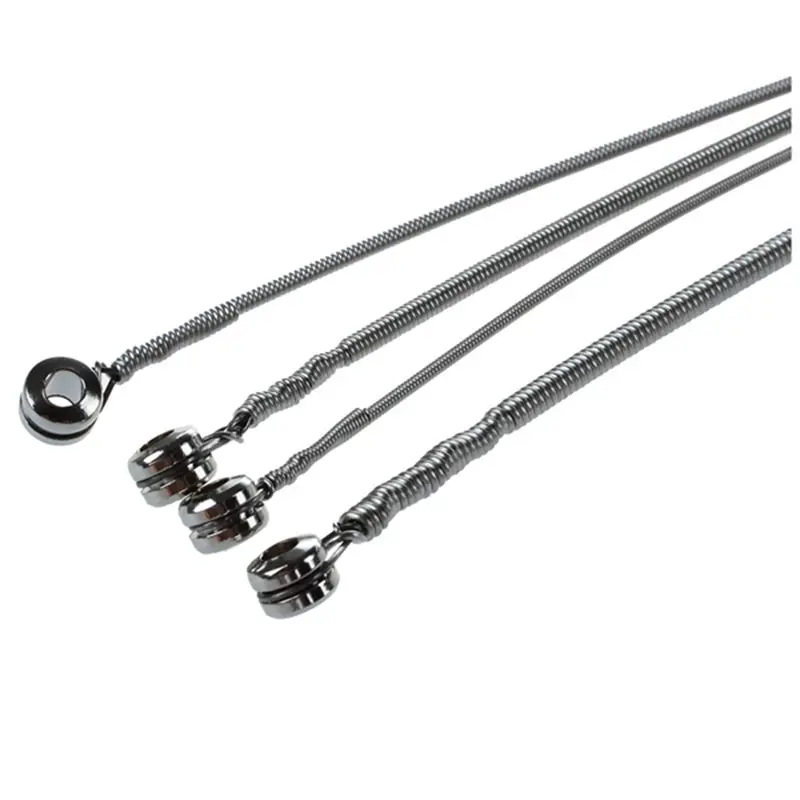 Набор из 4 стальных струн для струнной бас гитары|Детали и аксессуары гитар| |