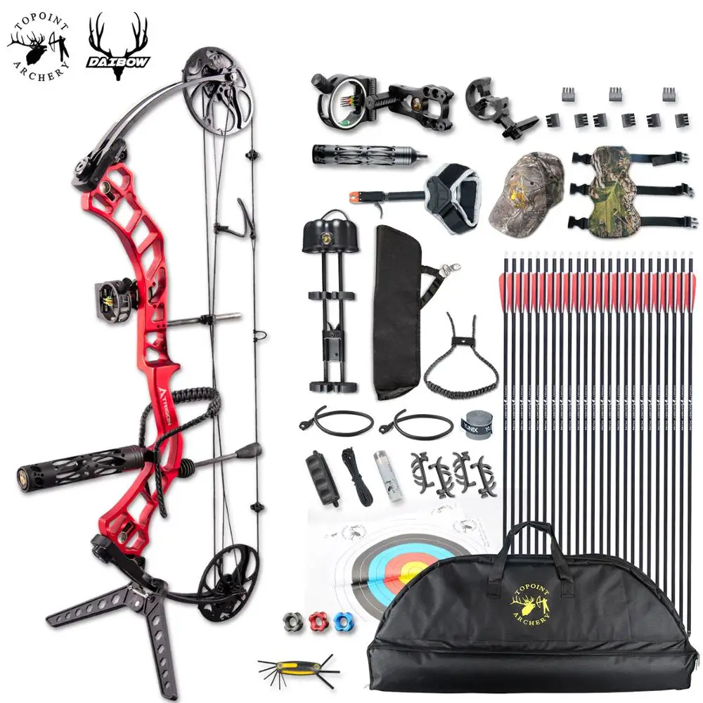 Topoint Стрельба из лука соединение лук посылка Тригон CNC фрезерный Riser 19 30in длина