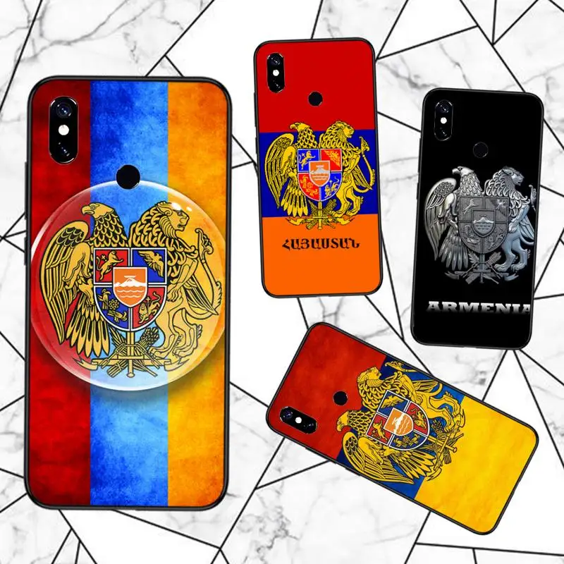 

Armenia Flag pattern Phone Case For Xiaomi Redmi note 7 8 9 11 t s 10 A pro lite funda shell coque