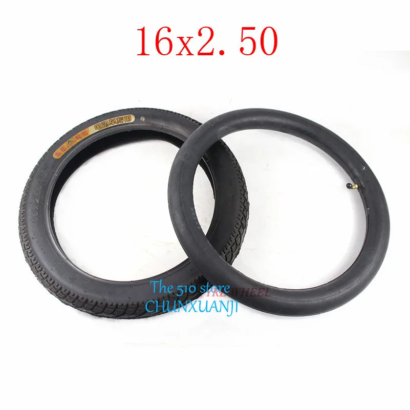 Best-selling 16x2.50 64-305 Tire and Inner Tube Fit Small BMX Scooters Electric Bikes Kids | Автомобили и мотоциклы